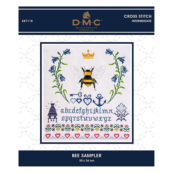 DMC Cross Stitch Kit - Bee Sampler