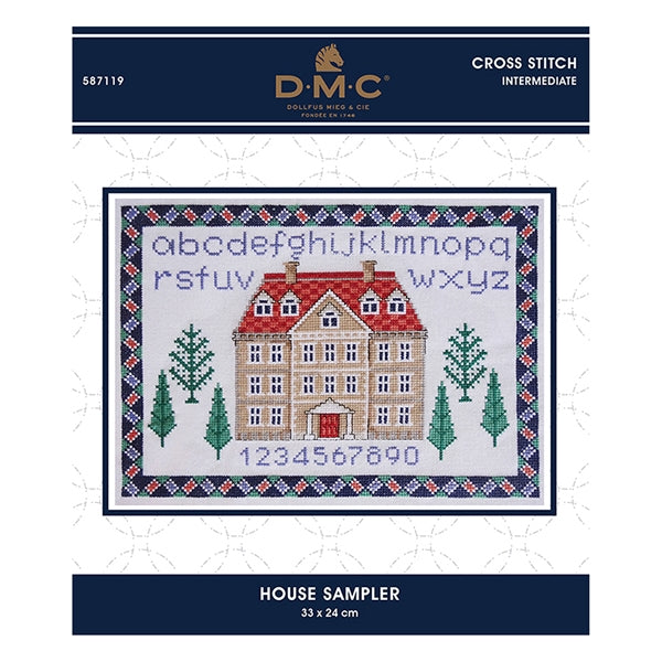 DMC Cross Stitch Kit - House Sampler 2