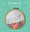 Make It Cross Stitch Kit, Swan- 4 inch