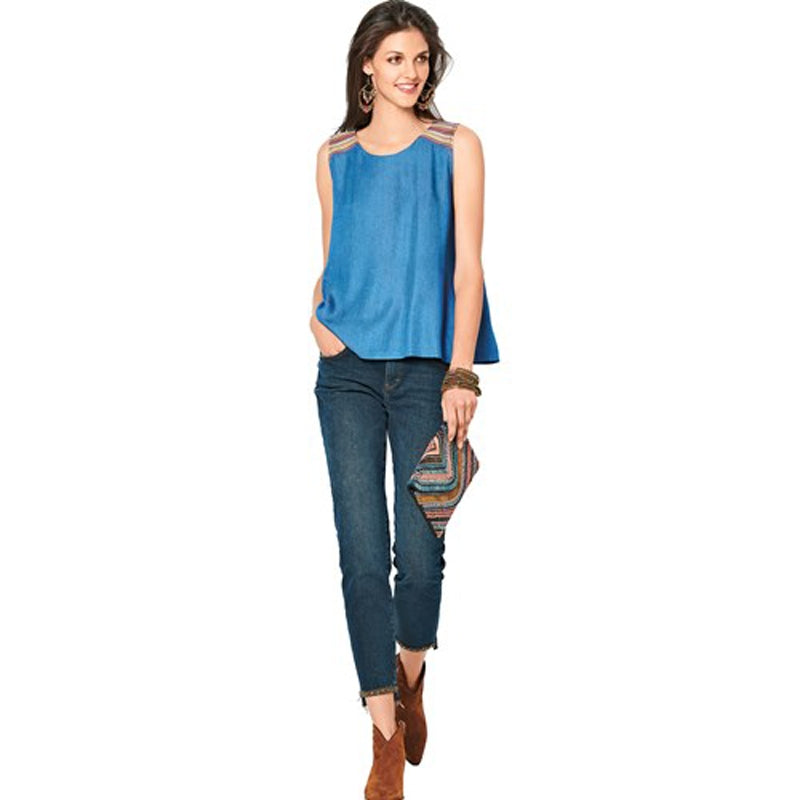 Burda Pattern X06201 Misses' Tops w/ Hem Variations (34-44)