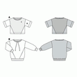 Burda Pattern X06203 Misses' Sweatshirts (34-44)