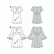 Burda Pattern X06205 Misses' Dress (34-44)