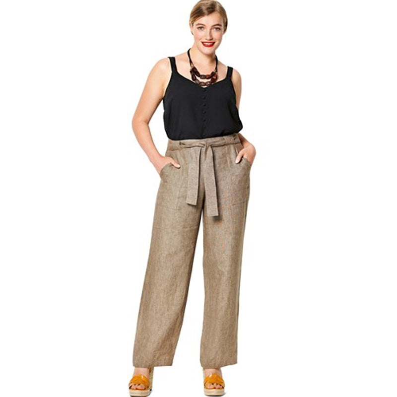 Burda Pattern X06218 Misses' Straight-Leg Pants (18-28)