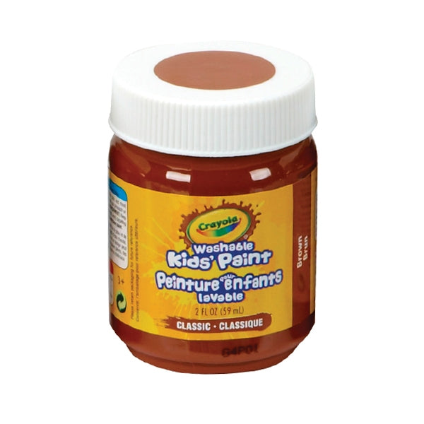 Crayola Washable Kids Paint, Brown- 59ml