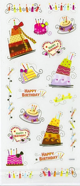 Arbee Sticker, Transparent Cake