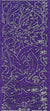 Arbee Sticker, Glitter Dolphin- Purple