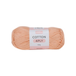 Makr Cotton 4ply Yarn, Apricot- 100g Cotton Yarn