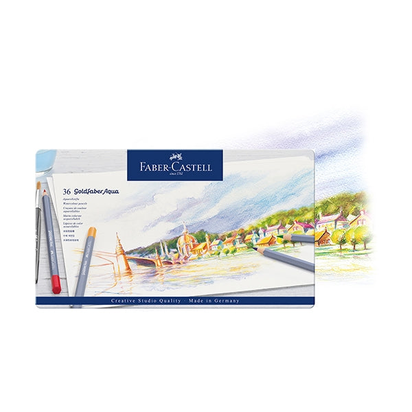 Faber-Castell Aqua Watercolour Pencils, Assorted