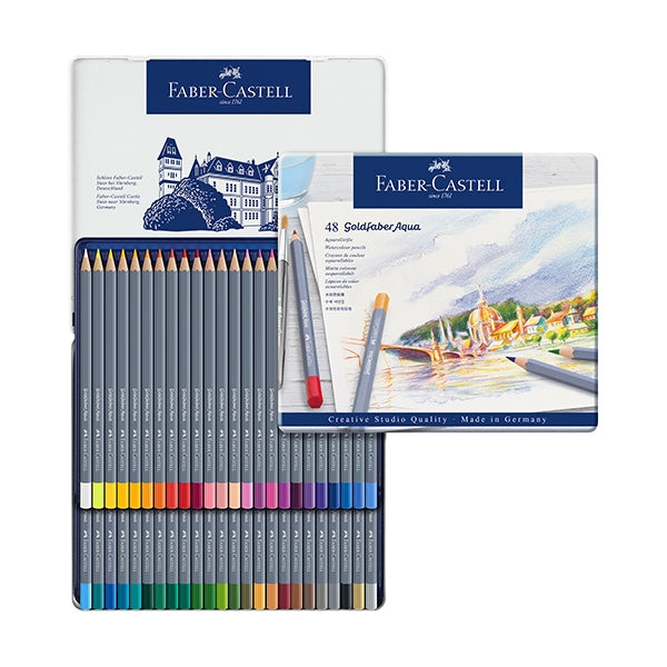 Faber-Castell Aqua Watercolour Pencils, Assorted