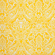 Cotton Duck Fabric, Paisley Yellow- Width 140cm