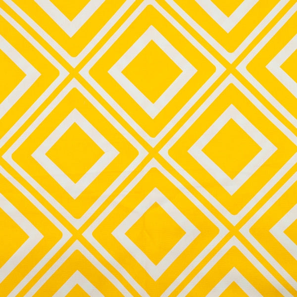 Cotton Duck Fabric, Diamond Yellow- Width 140cm