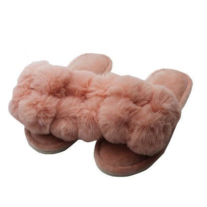 Six Ball Slipper, Pink