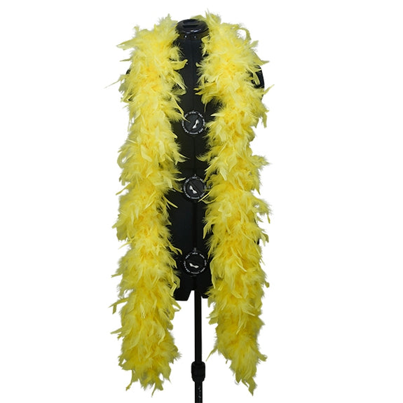 Adult-Women's Yellow Feather Boa Yellow | Halloween Store | Costume AC