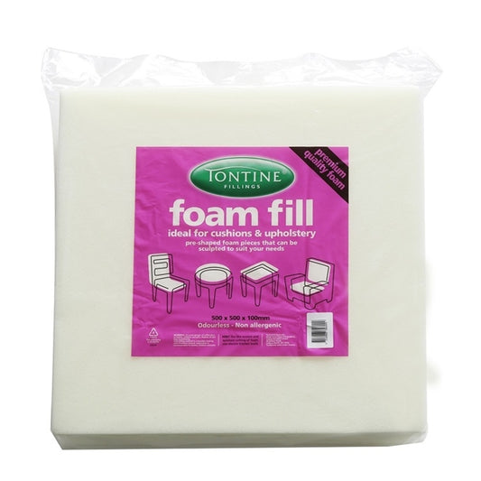 Tontine Foam Fill- 500x500x100mm