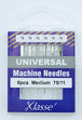Klasse Machine Needle, Size 75/11- 6pk
