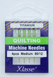Klasse Quilting-Titanium Machine Needle, Size 80/12- 4pk