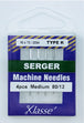 Klasse Serger Machine Needle, Size 80/12 (170k)