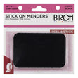 Birch Stick On Menders, Black- 8pk