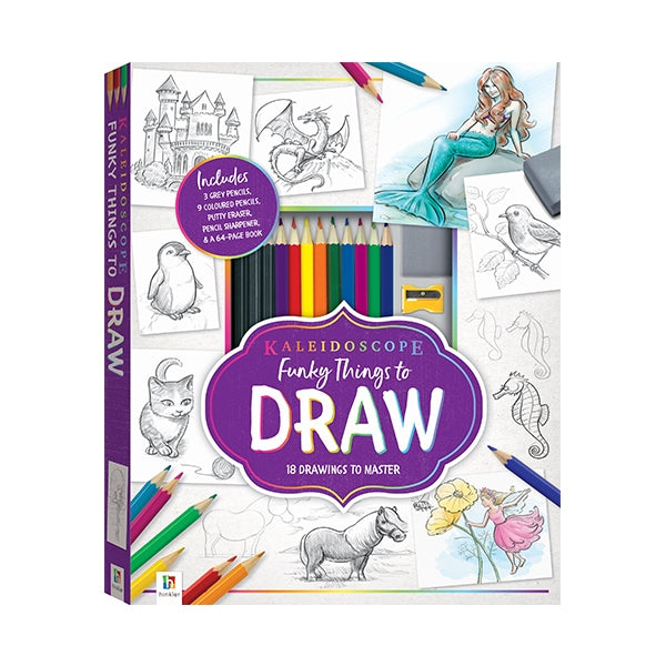 Hinkler Kaleidoscope Colouring Kit, Funky Things to Draw