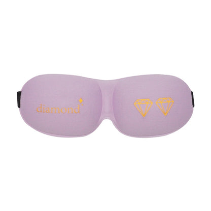 Contoured Sleep Eye Mask, Diamond Print