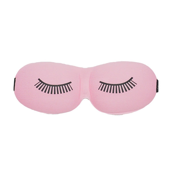 Contoured Sleep Eye Mask, Eyelids Print