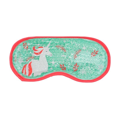 Hot/Cold Eye Mask, Unicorn Print