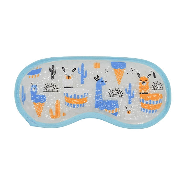 Hot/Cold Eye Mask, Llama Print