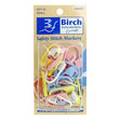 Birch Safety Stitch Markers, Assorted- 25pc