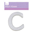 Makr Polyfoam, Uppercase C- White
