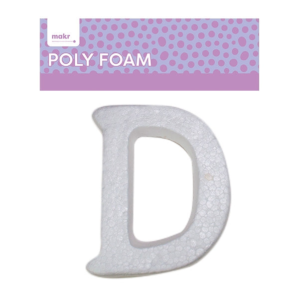 Makr Polyfoam, Uppercase D- White