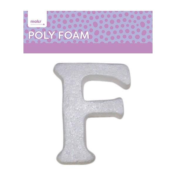 Makr Polyfoam, Uppercase F- White