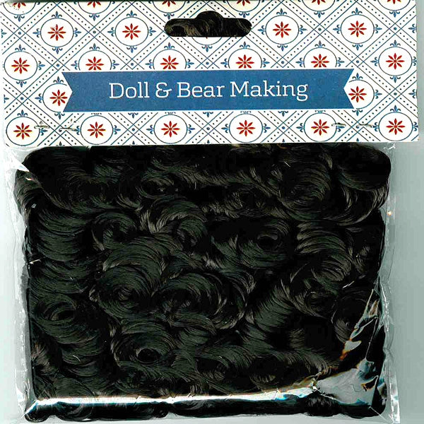 Arbee Doll Hair Curly, Dark Brown- 30g