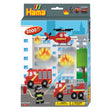 Hama Small World Boxed Gift Set, Helicopters & Firefighters