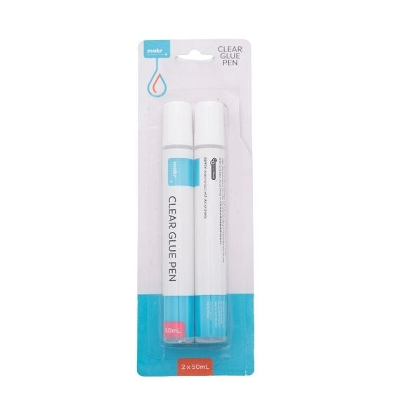 Makr Glue Pen, Clear- 2pk