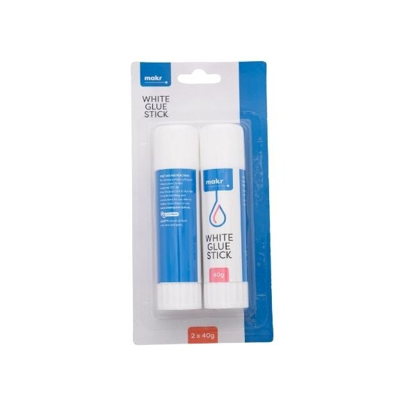 Makr Glue Stick, White- 2pk