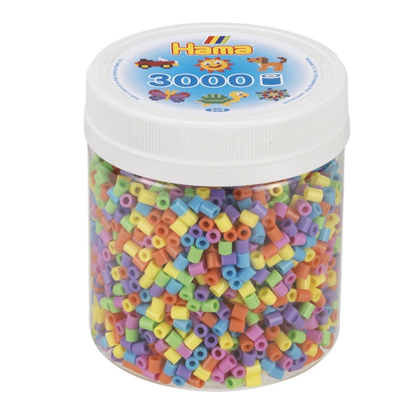 Hama Bead Tubs, Pastel Mix