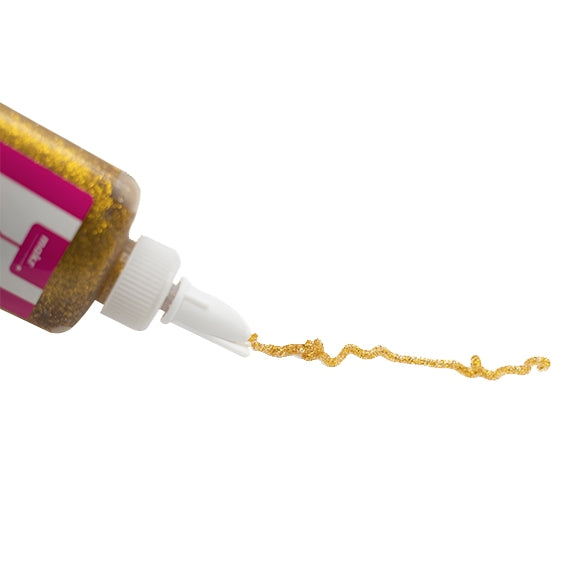 Makr Glitter Glue, Gold- 80ml