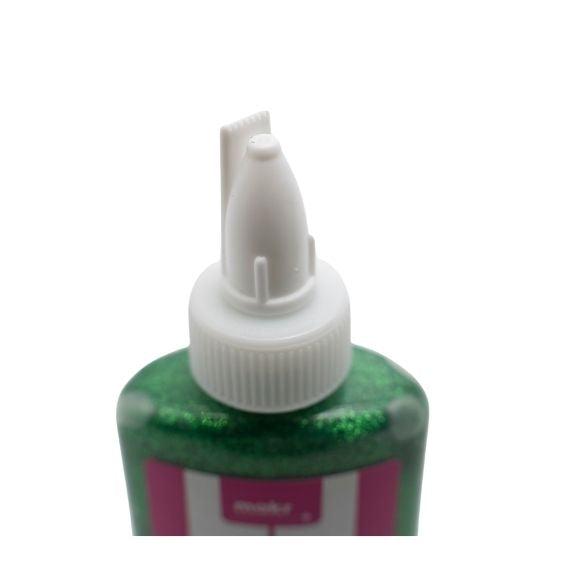 Makr Glitter Glue, Green- 80ml