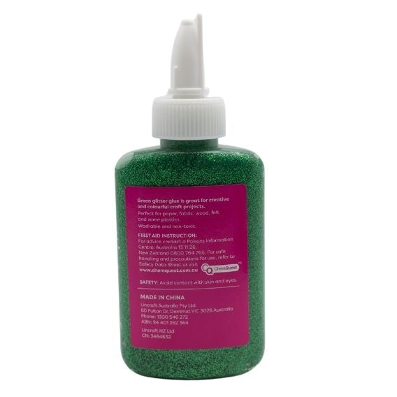 Makr Glitter Glue, Green- 80ml