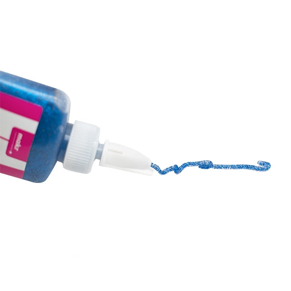 Makr Glitter Glue, Blue- 80ml