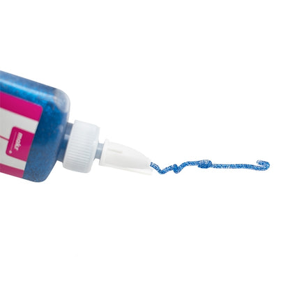 Makr Glitter Glue, Blue- 80ml