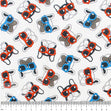 Animal Crazy Fabric, Cool Bulldog- Width 112cm