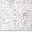 Gumnuts Cotton Fabric, Aussie Drawing- Width 112cm