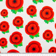 Gumnuts Cotton Fabric, Poppy Flower- Width 112cm