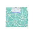 Fat Quarter Metre Fabric, Aqua Architect- 50cmx55cm