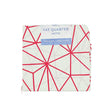 Fat Quarter Metre Fabric, Cream/Rose Architect- 50cmx55cm