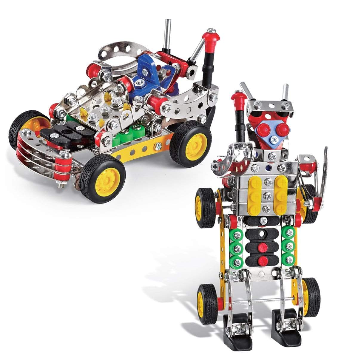 Construct It DIY Mechanical Kit, Transforming Robot Mark 2- 215pc