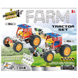 Construct It DIY Mechanical Kit, Farm Tractor Set with 2 Separate Vehicles- 254pc