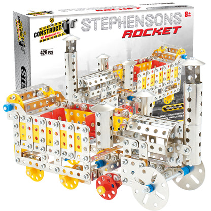 Construct It DIY Mechanical Kit, Stephensons Rocket- 429pc