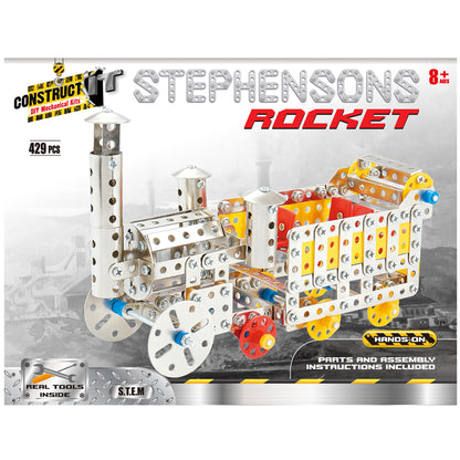 Construct It DIY Mechanical Kit, Stephensons Rocket- 429pc